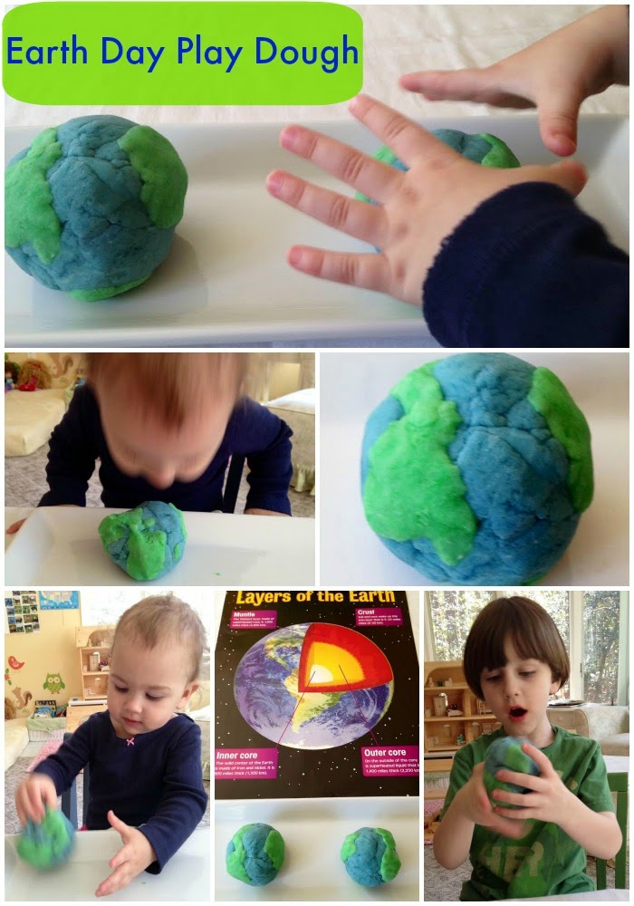 Earth Day Play dough, homemade, sensory play, Science and more www.naturalbeachliving.com