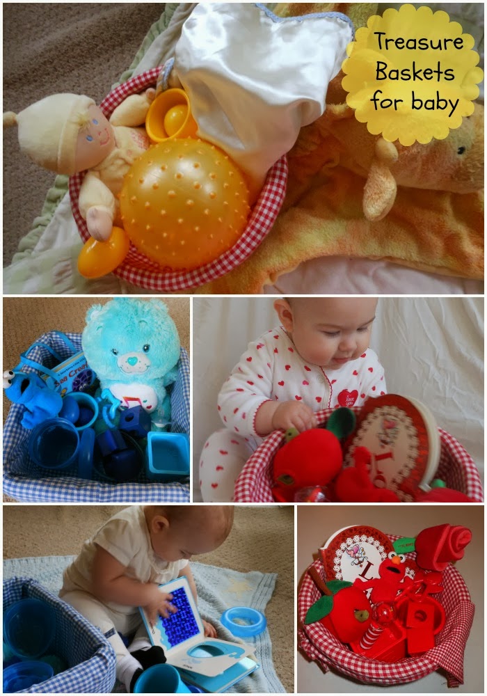Treasure Baskets for Baby – Easy Sensory Play for Babies