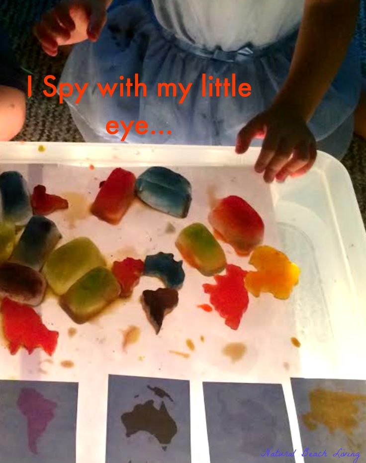 Montessori Inspired I Spy Continents