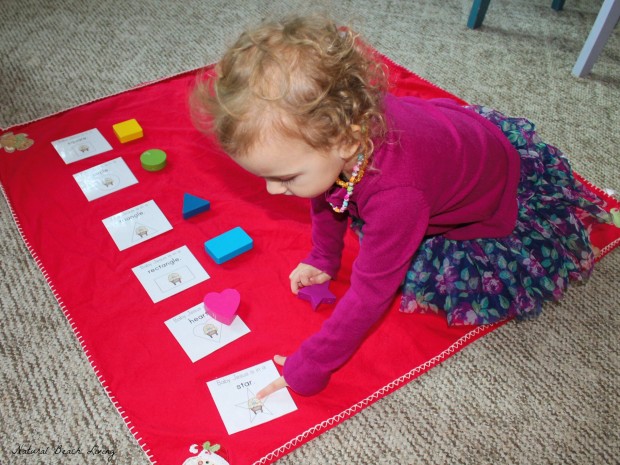 Christmas activities for toddlers and preschoolers, color matching, animal matching, fine motor skills, shapes, alphabet, math and more www.naturalbeachliving.com