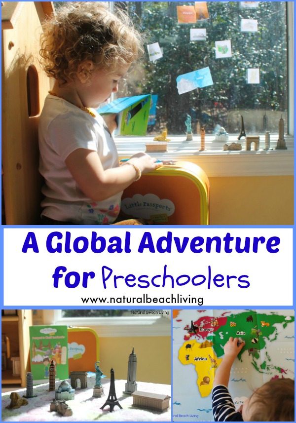 Geography for preschool, Toddler and preschool activities, Hands on learning, Landmarks, Little Passports, Early Explorers, www.naturalbeachliving.com