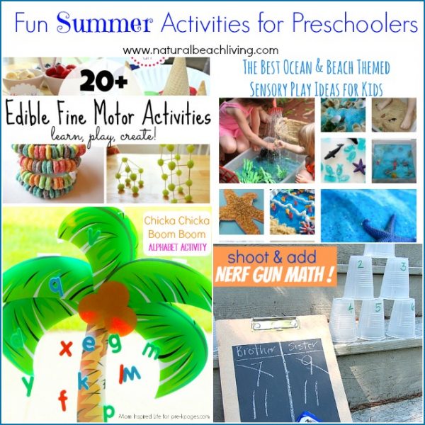 Fun Summer Activities for Preschoolers - Natural Beach Living
