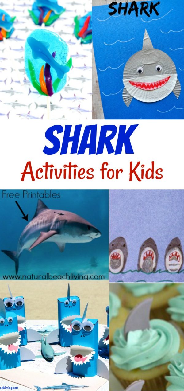 100+ Shark Activities and Shark Printables for Kids - Natural Beach Living