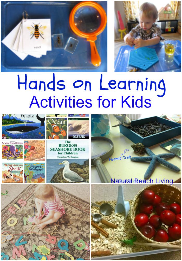 Hands on learning is the best! It provides so many benefits, enhancing creativity, helping children focus, and retention. These are GREAT Kids Activities