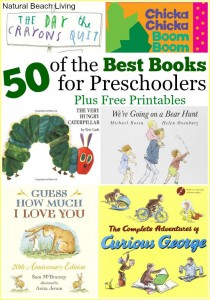 50 Best Books for Preschoolers - Free Printables Reading Logs - Natural ...