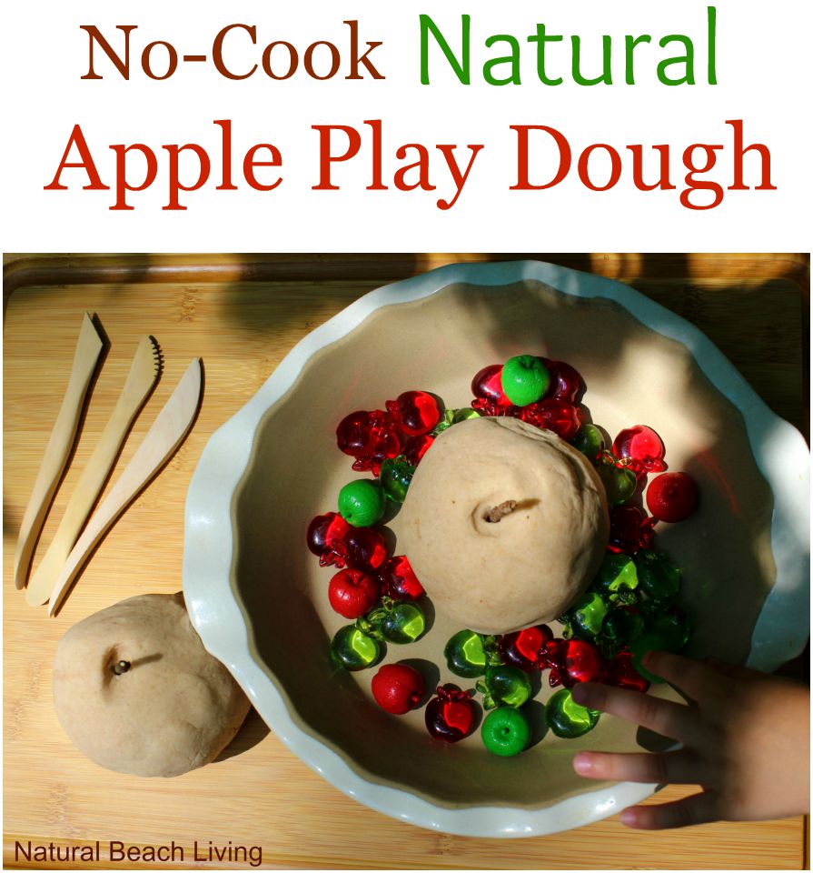 THE BEST APPLE SCENTED NO COOK PLAY DOUGH