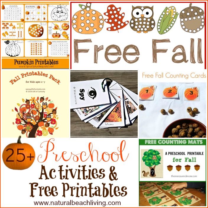 30+ AWESOME FALL PRESCHOOL ACTIVITIES AND FREE PRINTABLES, Whether you are looking for preschool activities you can do at home or in your classroom, there are over 30 ideas that preschoolers love to do in the fall. Montessori activities, Fall Sensory play, Preschool Crafts, Life cycle Activities for Preschool, Preschool Themes for Pumpkins, Apples, Leaves & so much more