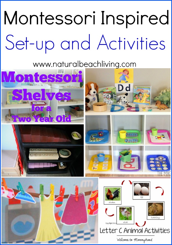 Montessori Inspired Set-Up and Activities