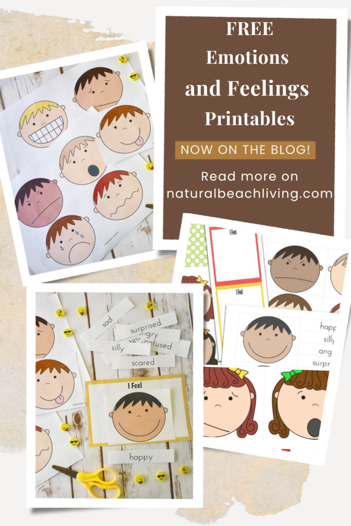 The Best Emotions Printables and Feelings Printables, Plus, Books and Activities on Managing feelings and Emotions, Today I Feel Free Printables that are perfect for children of ages and work great for children with Special Needs and Autism. 