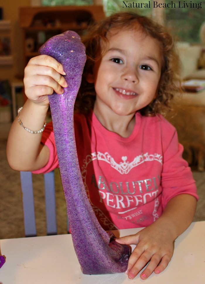 This is the Perfect Princess Homemade Slime that is super easy to make, Glitter Jiggly Slime recipe, Princess Slime recipe, sensory play activities