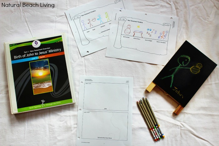Children's Bible Study Curriculum, Hands on learning, drawing, Homeschool bible curriculum for age 3 +, Great Review on Grapevine Studies New Testament