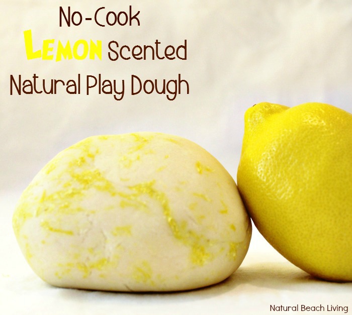 lemon playdough