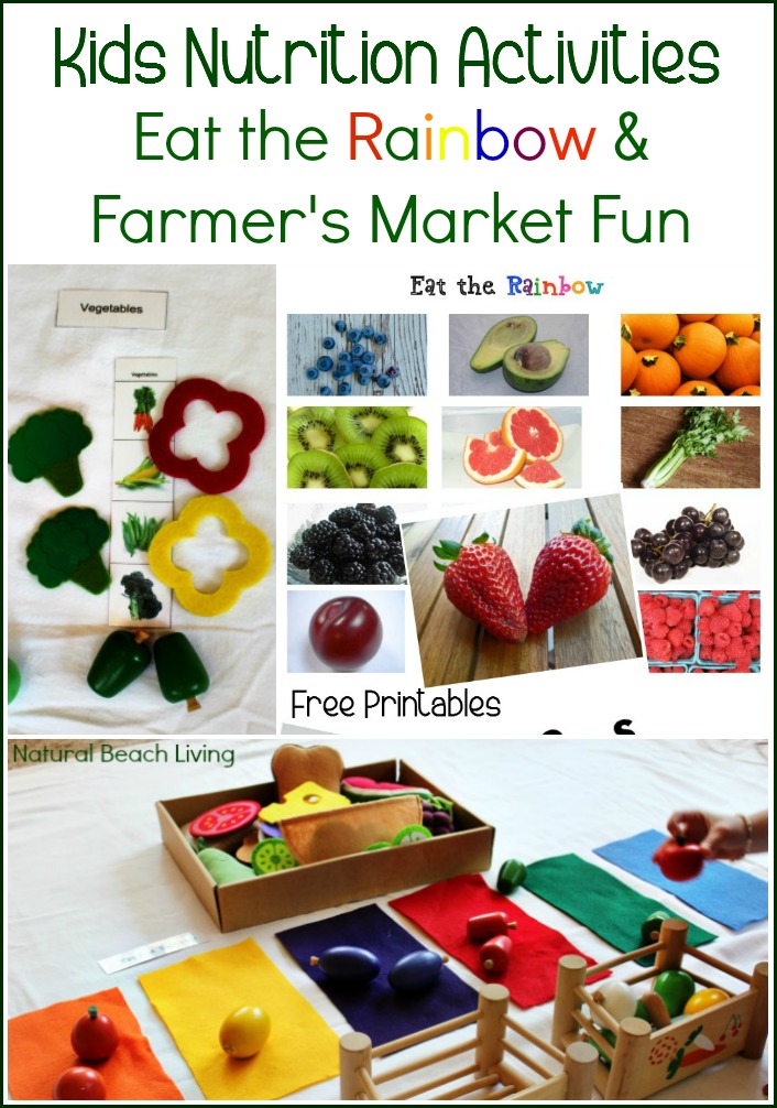 preschool Health Lessons and activities, Teaching Kids to Eat Healthy with Fun Hands on activities, Kids Nutrition Activities, Free Healthy Foods Nutrition Printables and a Fun Farmer's Market Scavenger Hunt, Preschool Food Groups Sorting Activities 