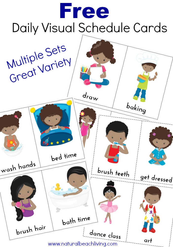 These Daily Visual Schedule Cards are exactly what everyone needs. Perfect for special needs, Autism, children that do best with a visual plan. Organization at home or school with FREE PRINTABLES