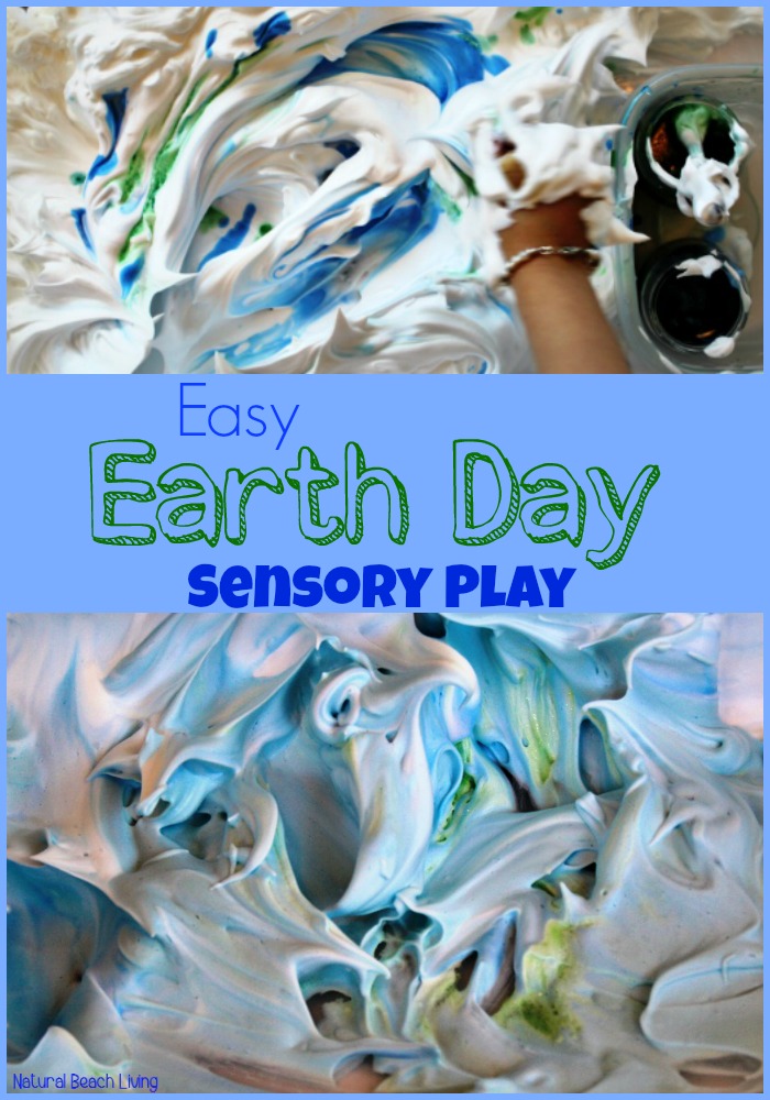 Easy 2 Ingredient Earth Day Sensory Play for Kids, Earth Day Activity fun for kids, Perfect sensory play for classrooms and home 