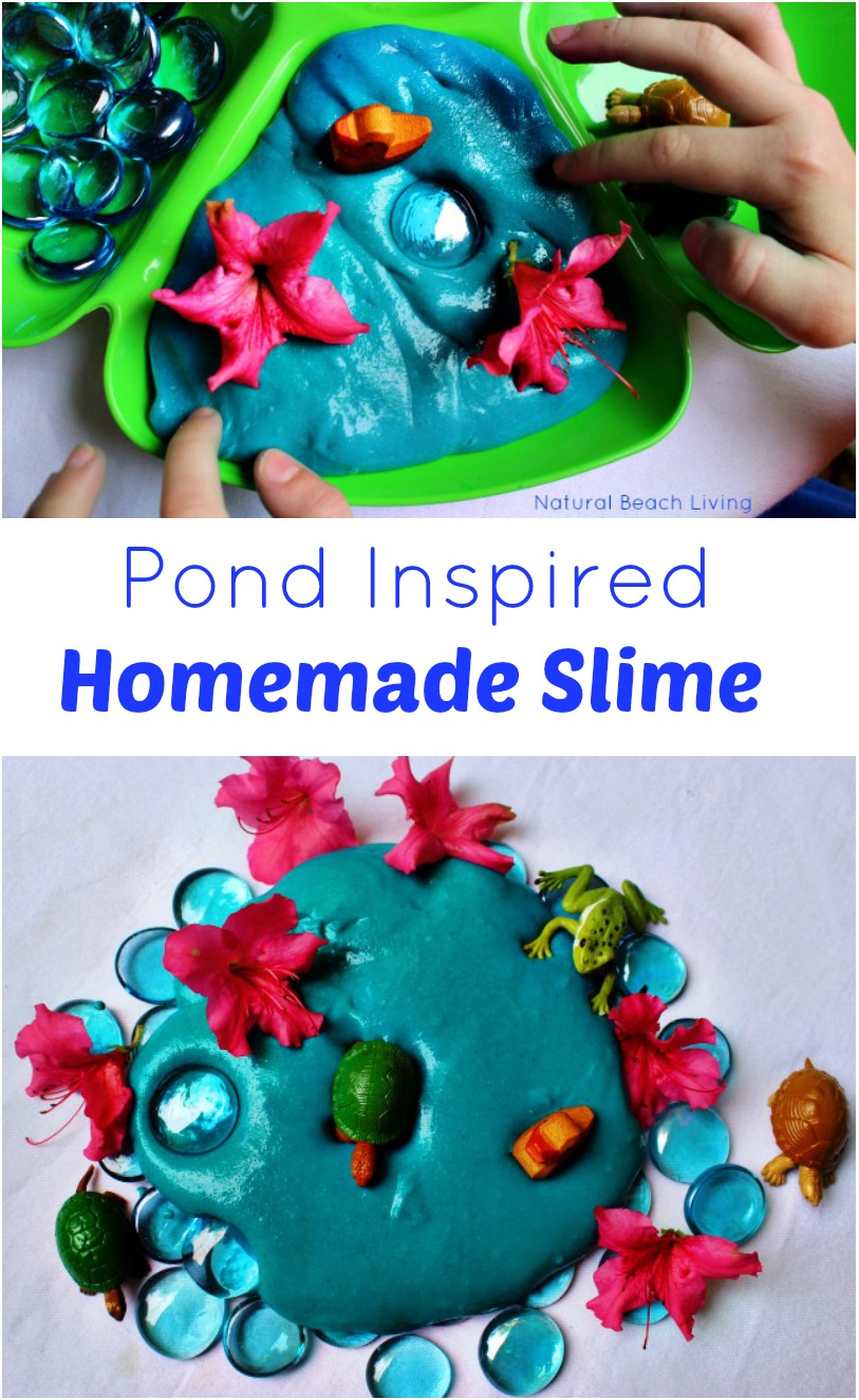 Easy Pond Inspired Homemade Slime Recipe