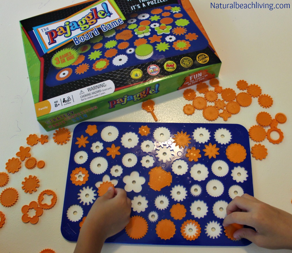 A Brain Game that is Fun for the Whole Family, Multi-sensory learning and fun perfect for family and homeschooling, Timberdoodle, Pajaggle, fine motor skills, concentration, & more