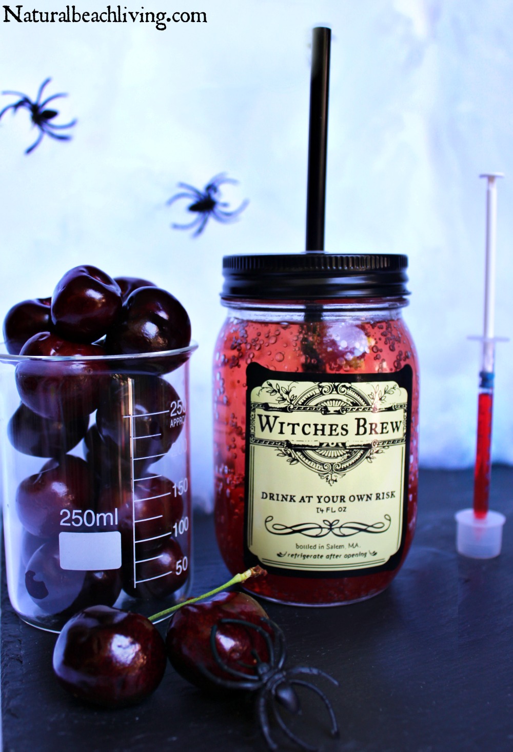 Witches Brew Halloween Drink for Kids, Witches Brew Recipe, Easy to make Halloween Drink Recipe, Witches Brew Mason Jar that's a Non-alcoholic Halloween Drink, Perfect Kid Friendly Halloween party drink, Halloween Free Printables