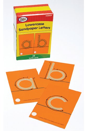 sand paper letters