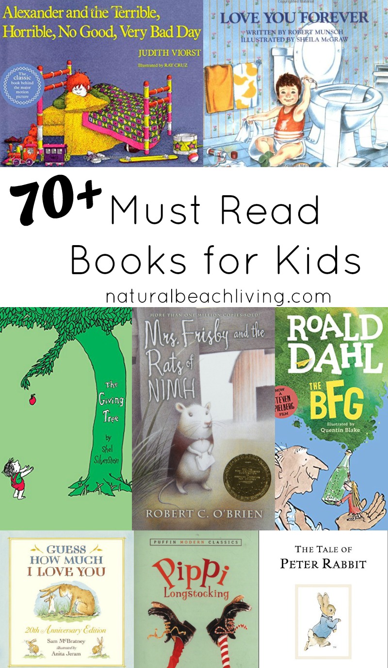 70 Best Books Every Child Should Read or Hear in Their Lifetime