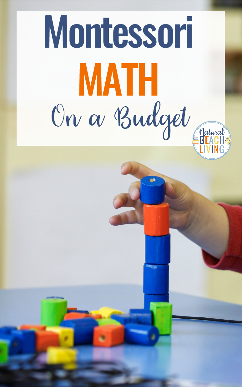 Easy Ways to Use Montessori Math on a Budget, DIY Montessori, hands on Math activities, Montessori Free Printables, Preschool Math, Montessori at Home, Montessori Math at home and Montessori education