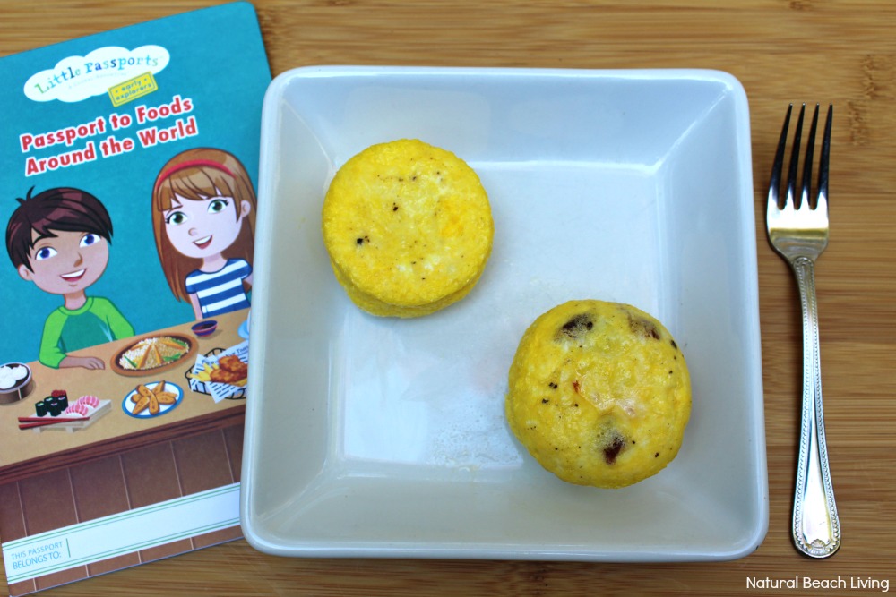 Preschool Geography and Exploring Foods Around the World, Recipe for Mini Frittata, Cooking with Kids, Little Passports, Practical life and Homeschooling, 