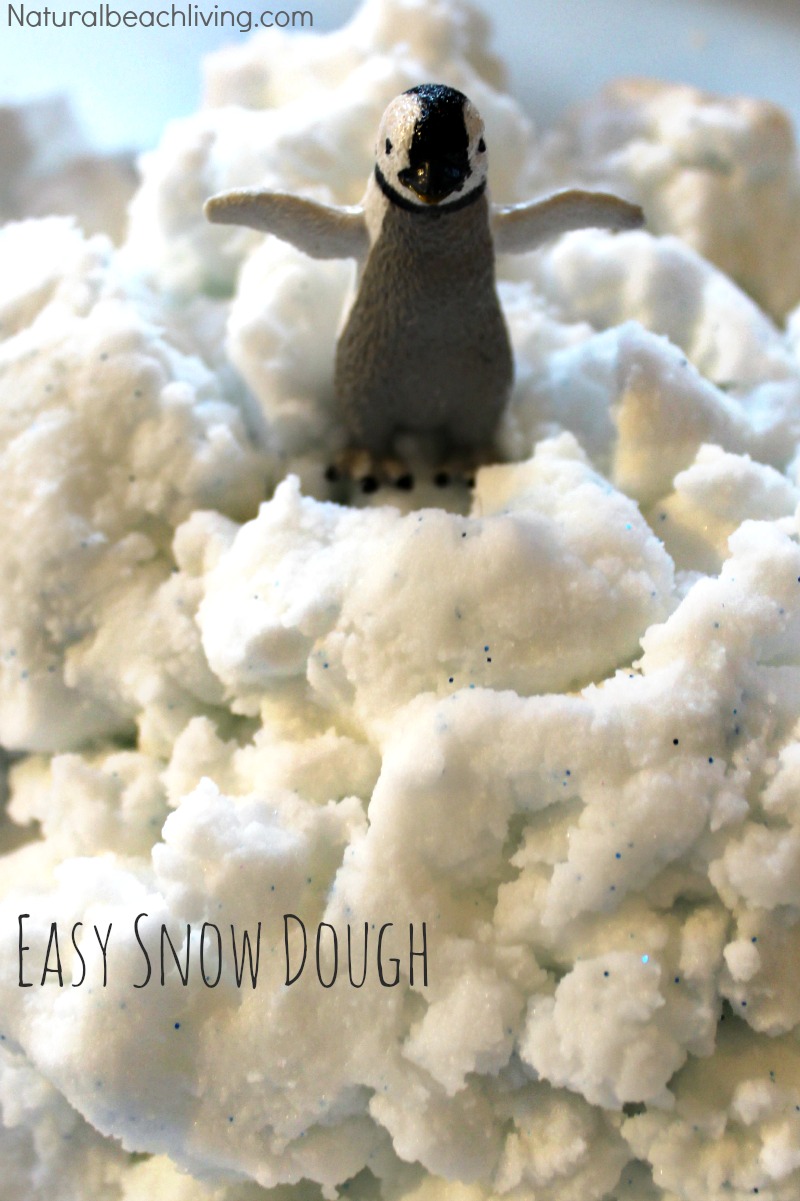 Homemade Snow Dough Recipe – Easy 2 ingredient recipe