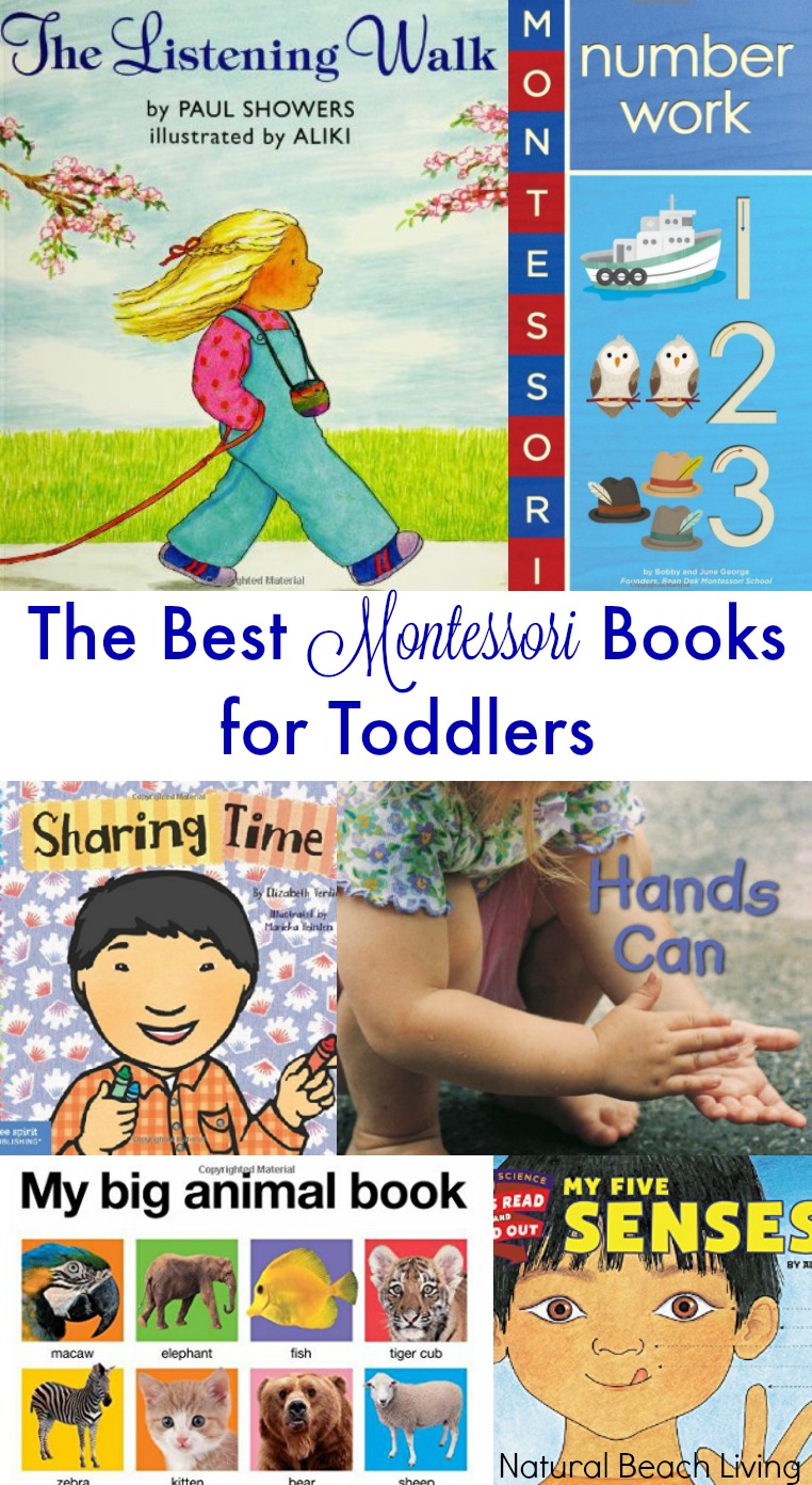 The Best Montessori Books for Toddlers, Perfect books for toddlers, alphabet books, number books, real life picture books, sensory and animal books. Love! 