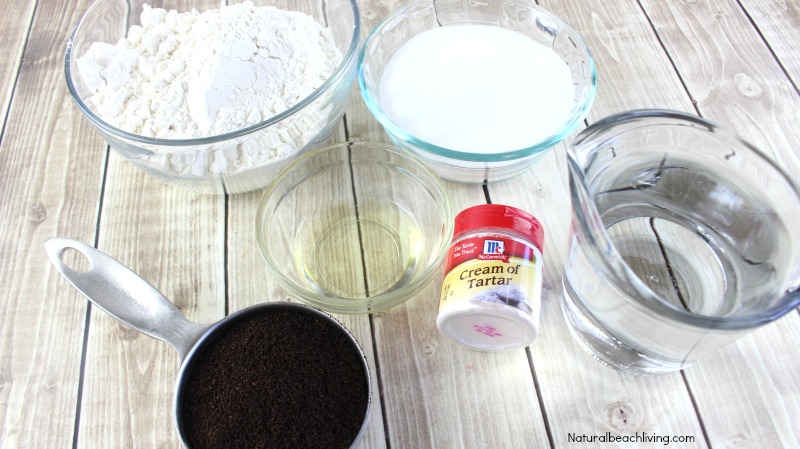 Dirt Inspired Coffee Ground Play Dough Kids Love, Mud sensory play, Insect activity, Make Coffee playdough, Soft Homemade Cooked Playdough, The Best Dough 