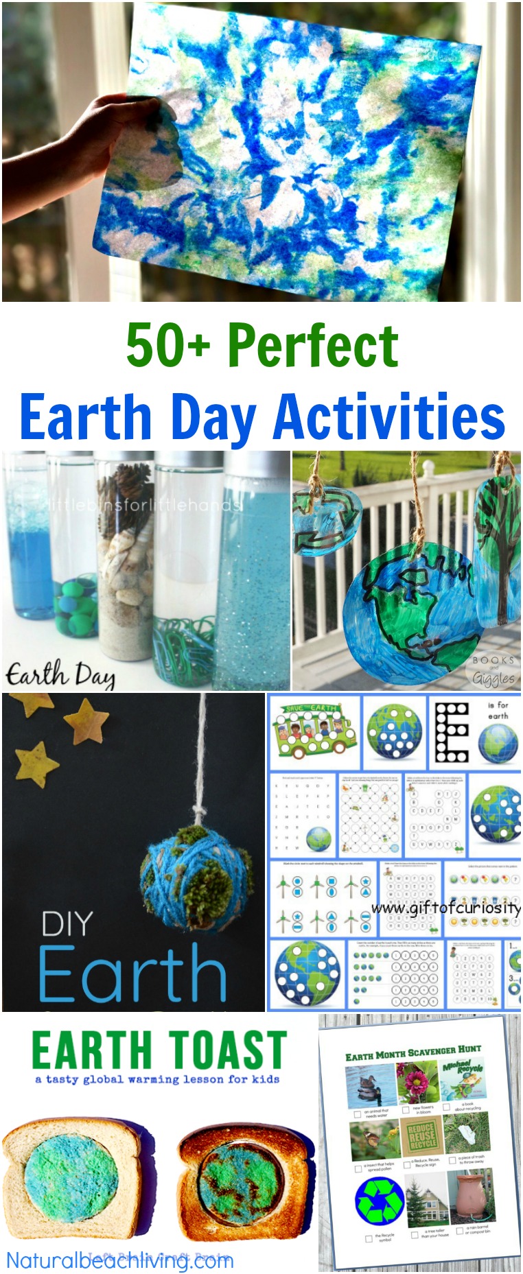 The Ultimate Earth Day Theme Preschool Activities, 50+ Earth Day Activities for Kids, Spring Preschool theme, Earth Day Crafts, Art, Sensory & Science 