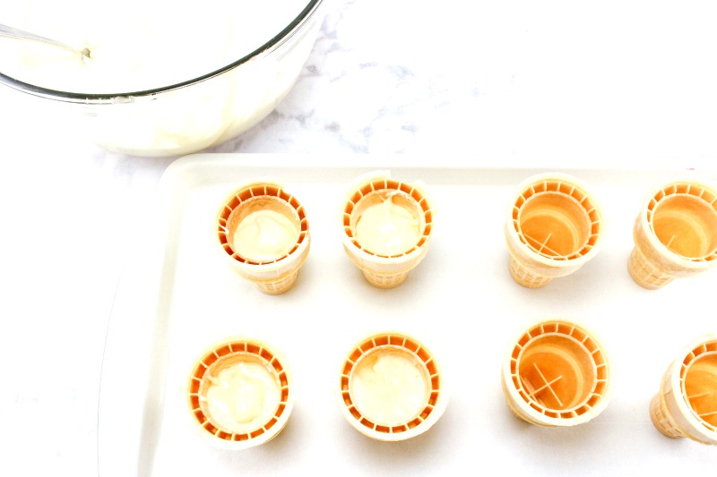 How to Make Amazing Sundae Ice Cream Cake Cones, Make delicious cupcake cones for July 4th, Summer treat, a kids party. Easy Cake Cone Recipe that is Yum!