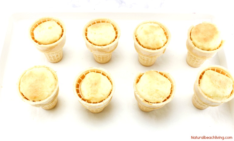 How to Make Amazing Sundae Ice Cream Cake Cones, Make delicious cupcake cones for July 4th, Summer treat, a kids party. Easy Cake Cone Recipe that is Yum!