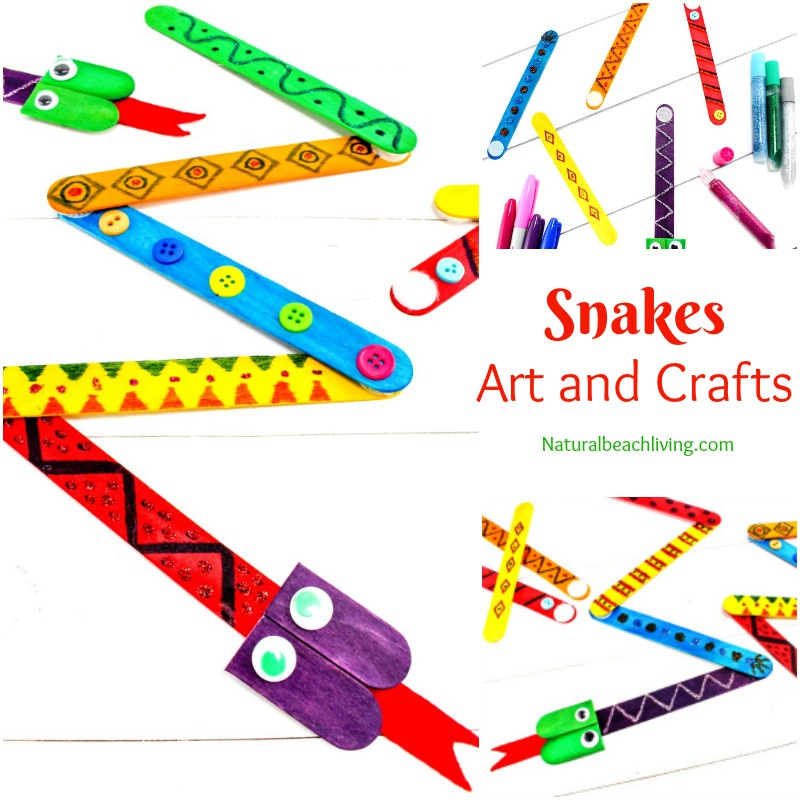 Mix and Match Snake Crafts Preschoolers will love to make, Have fun Decorating these perfect Snake Crafts for Kids, S is for Alphabet Snake Craft kids love
