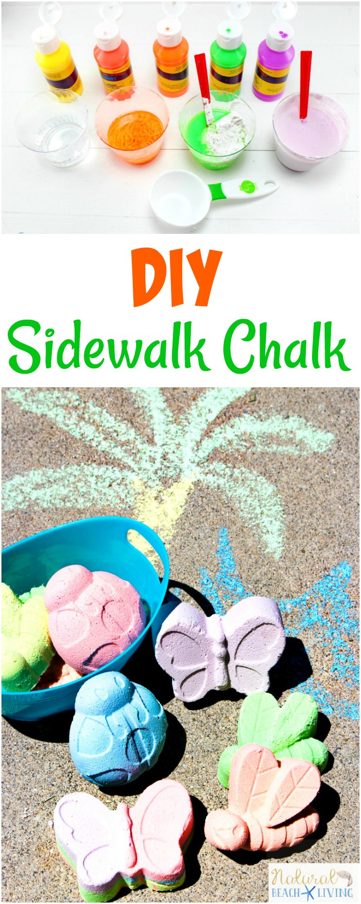 How to Make DIY Sidewalk Chalk Kids Will Love, Homemade Sidewalk Chalk Paint, Perfect Summer Activities for Kids, Makes a great Gift Idea, Pre-teen Craft 