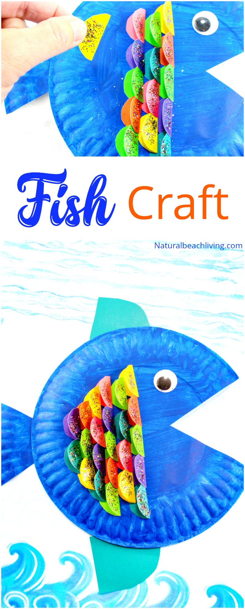 Super Cute Paper Plate Fish Craft for Kids - Natural Beach Living
