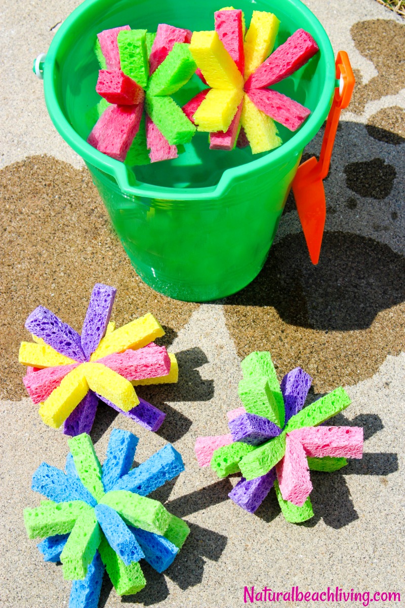 How to Make Super Soaker Sponge Balls Kids Will Love, These DIY Sponge Balls and Sponge Water Bombs are Perfect Summer fun, Water Activities for Kids that are cheap and easy, Summer Activities for Kids with DIY SPLASH Balls are a Perfect Summer Party Idea too