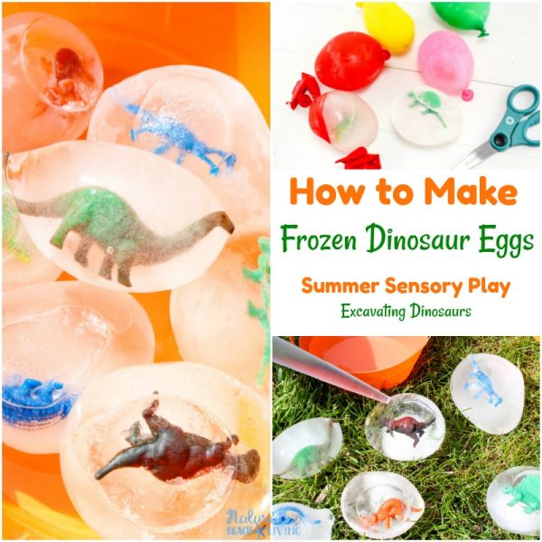 How to Make Frozen Dinosaur Eggs Kids Love - Natural Beach Living