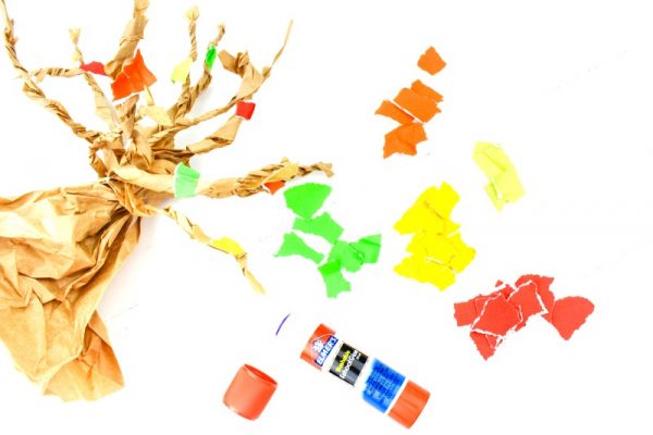 Easy Fall Tree Paper Bag Craft for Kids - Natural Beach Living