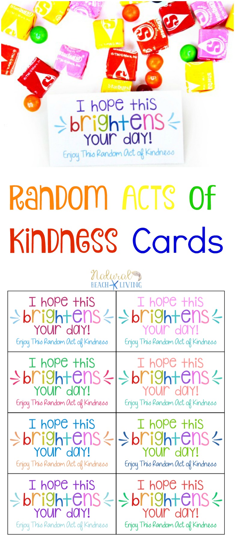 The Best Random Acts of Kindness Printable Cards Free
