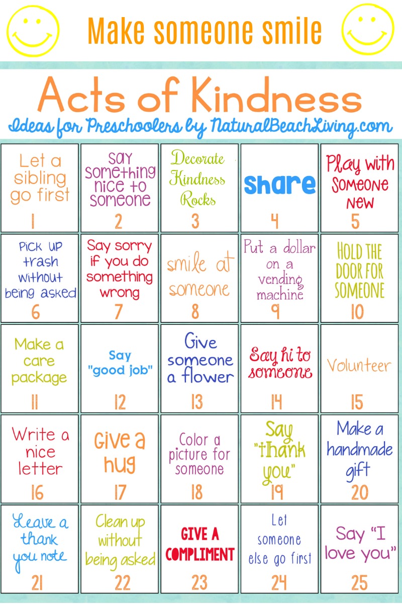 25 Best Random Acts Of Kindness Ideas For Preschoolers Kindergarten 25 Best Random Acts Of Kindness Ideas For Preschoolers Kindergarten