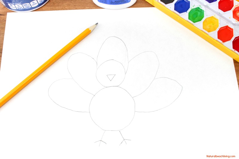 How to Make The Best Thanksgiving Turkey Salt Painting, Watercolor Salt Painting, Turkey Preschool Craft, Fun Fall Turkey craft kids love, Raised salt painting, process art #Thanksgivingcrafts #Turkey #Thanksgiving #Fallcraft #saltpainting #preschool