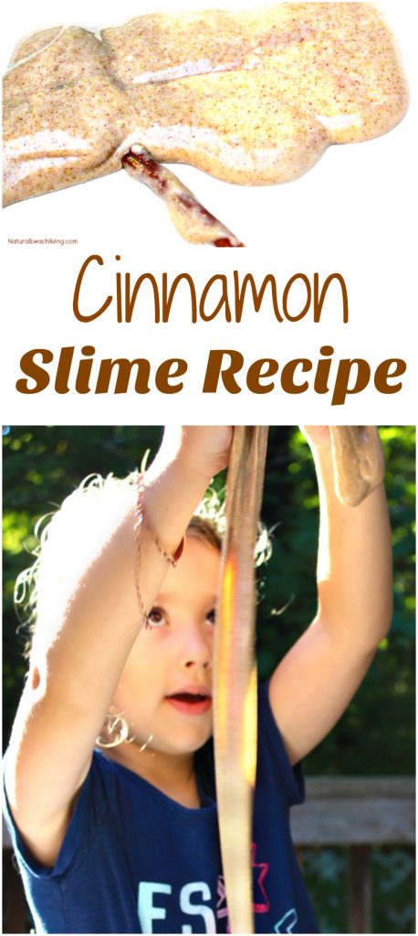 How to Make Cinnamon Jiggly Slime Recipe, Homemade Slime Recipe, DIY Slime, Cinnamon Slime Recipe, Cinnamon Sensory Play, Fall sensory play, Easy Slime Recipe, Borax Slime #slime #slimerecipe #sensory