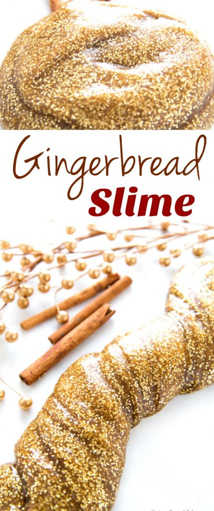 How to Make The Best Gingerbread Slime Recipe, Easy Slime Recipe, The Best Slime Recipes, Perfect Homemade Slime, Scented Slime Recipes for Kids, Winter Sensory Play, Jiggly Slime Recipe #Slime