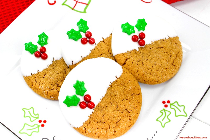 Make these Soft and Chewy Gingerbread Cookies, This Homemade Gingerbread Cookies Recipe is fun and easy to make. And they make a Perfect Christmas Cookie, White Chocolate Gingerbread Cookies for your holiday season treat
