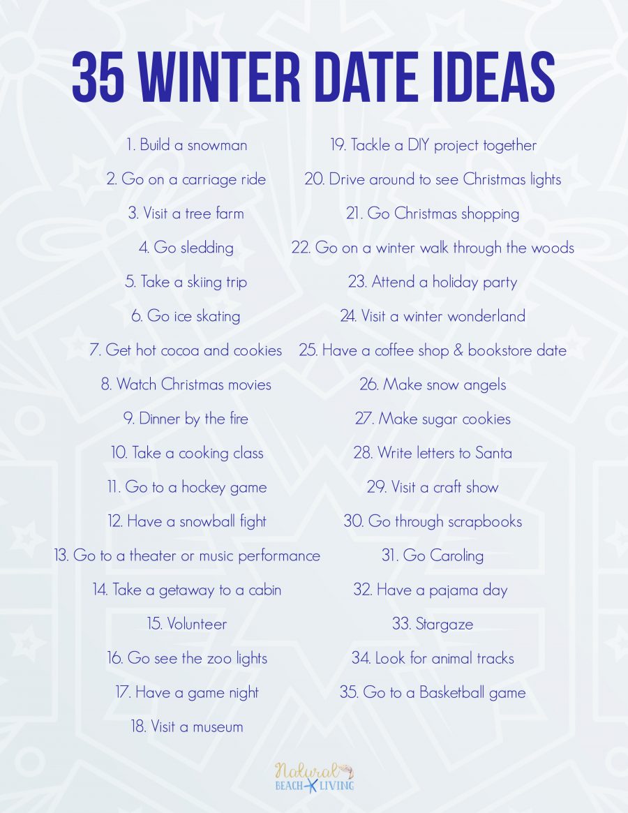 35 Fun Winter Date Ideas You Can Do On a Budget - Natural Beach Living