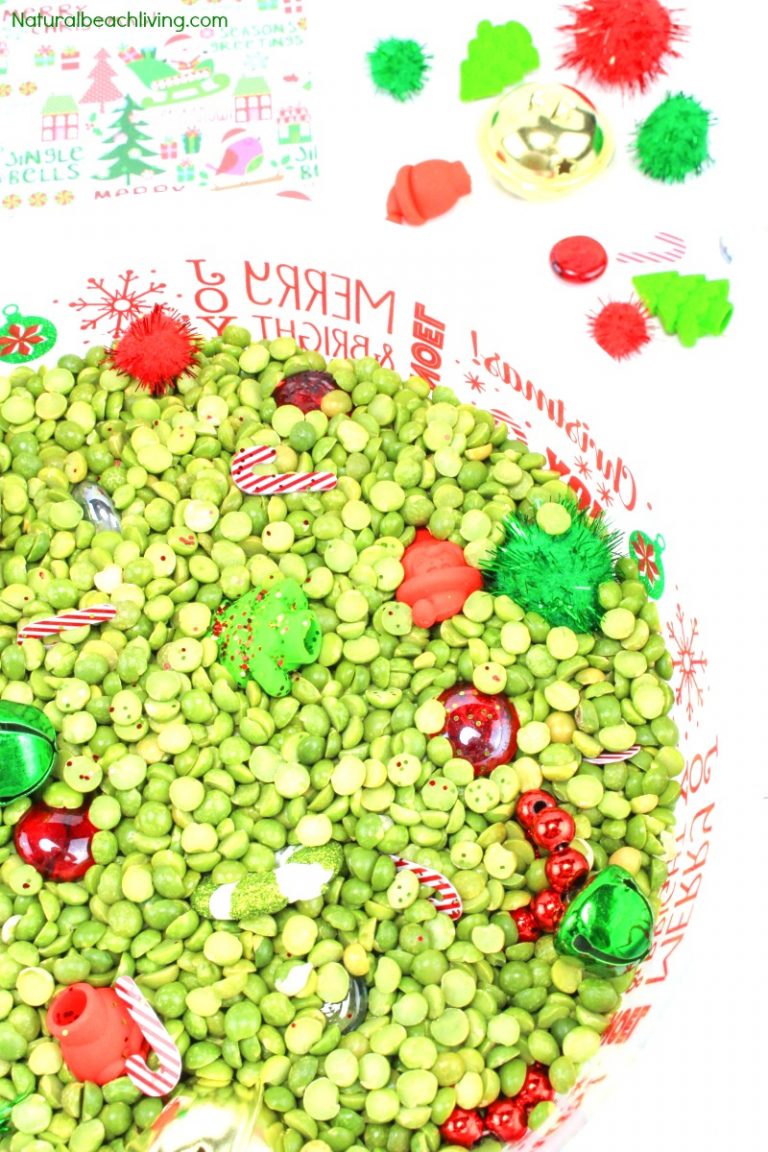 Easy Christmas Sensory Bin for Preschoolers – Winter Sensory Activities