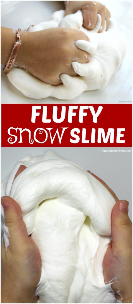 How to Make Super Fluffy Snow Slime Recipe, Snow Slime, Easy Fluffy Slime, The Best Fluffy Slime Recipe #slime #slimerecipe #fluffyslime 