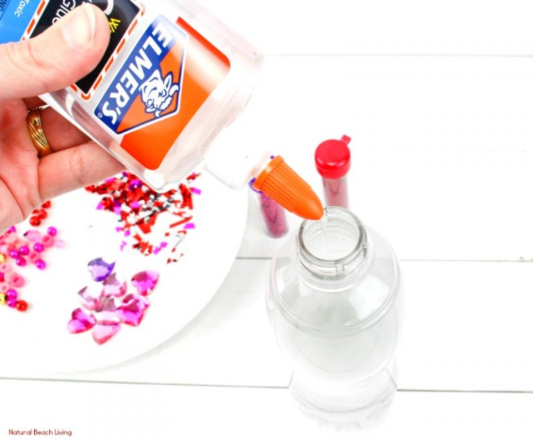 How to Make Valentines Sensory Bottles Kids Love - Natural Beach Living