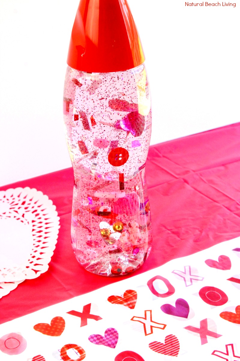 How to Make Valentines Sensory Bottles Kids Love