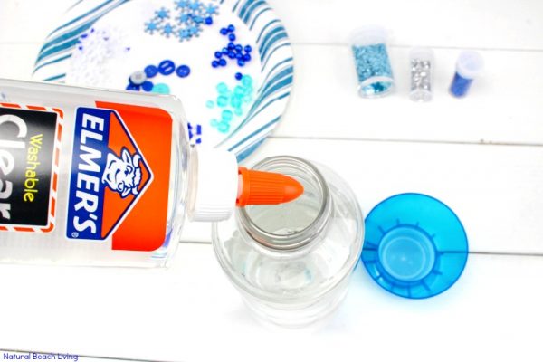 Winter Sensory Bottle that Kids Love - Natural Beach Living